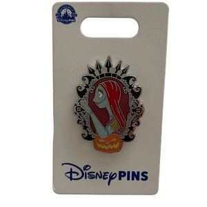 Disney Parks Sally NBC Pin Pumpkin Gothic Sally Mirror New